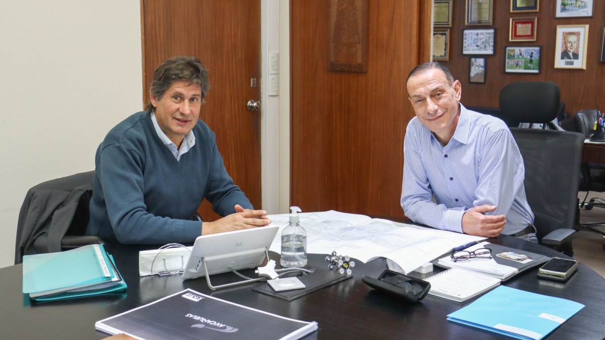 Santacroce se reunió con Gustavo Arrieta de Vialidad Nacional
