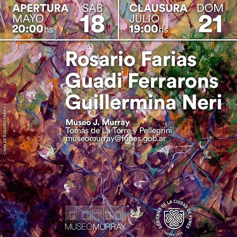 Rosario Farias, Guadi Ferrarons y Guillermina Neri