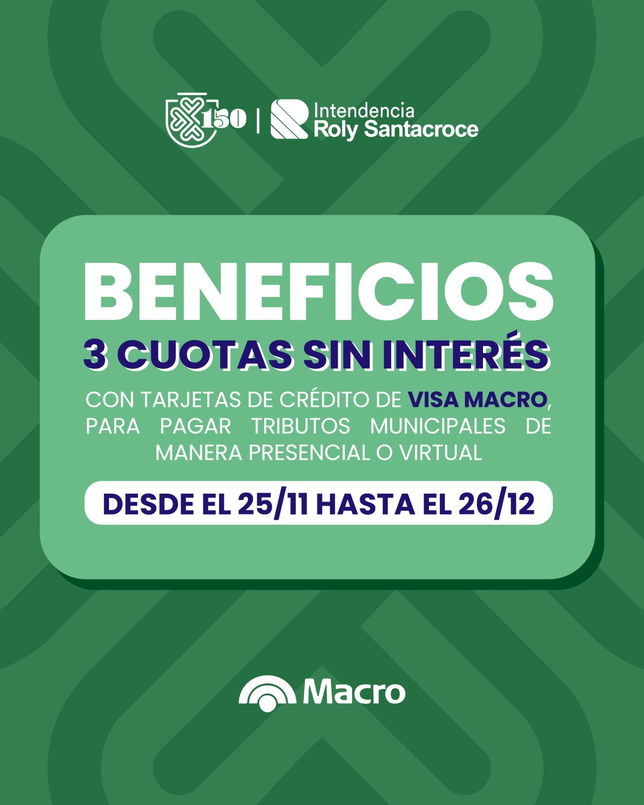 Beneficios hasta 6 cuotas sin interés